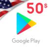 GOOGLE PLAY - بطاقة 50 دولار