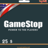 بطاقة جيم ستوب  25 دولار GameStop