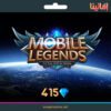 415 جوهرة  | موبايل ليجيندز: بانغ بانغ   Mobile Legends  Bang Bang
